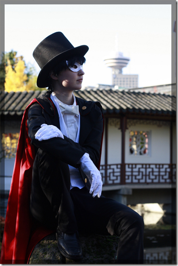 sailor moon cosplay - tuxedo mask / kamen by twinfools