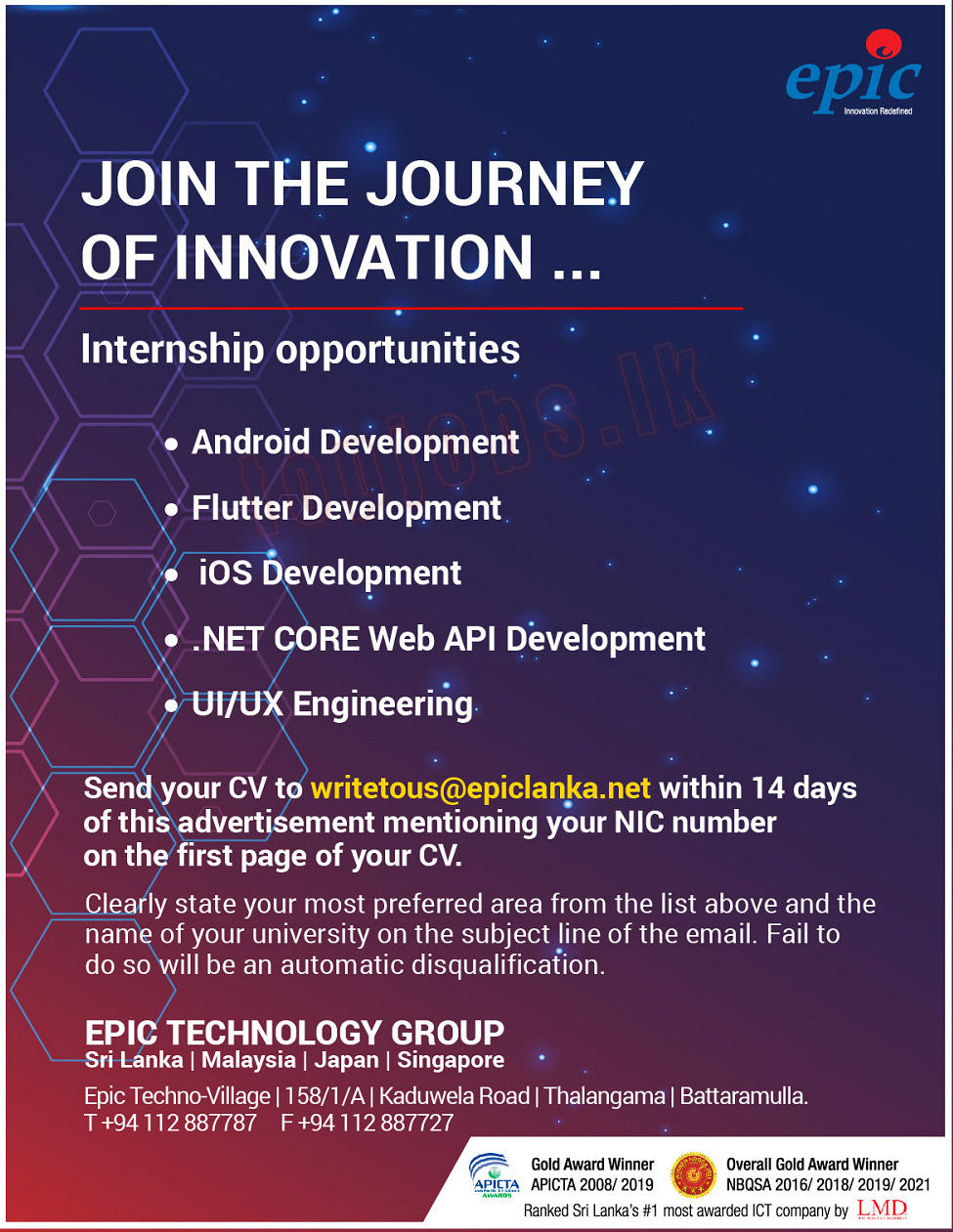 IT Internship Vacancies