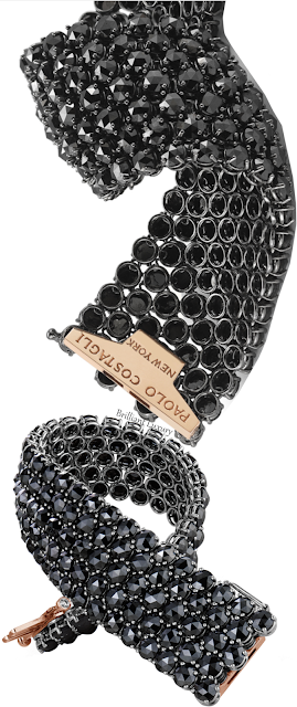 ♦Paolo Costagli black diamond cuff bracelet #brilliantluxury