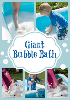 Life with Moore Babies ~ Giant Bubble Bath