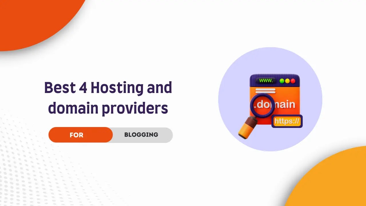 Best 4 Hosting and domain providing sites thumbnail