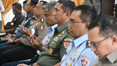 Danrem 133/NW Hadiri Rapat Kerja Pemerintah Provinsi Gorontalo Bersama Peserta SSDN, LXV Lemhanas RI tahun 2023