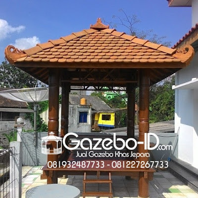 Gazebo Glugu Atap Genteng