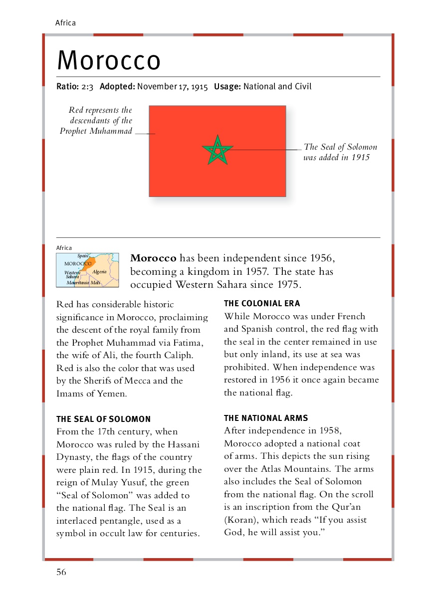 Morocco flag 