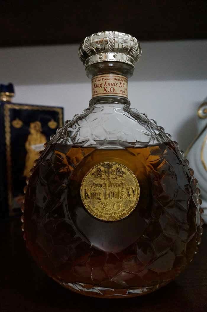 Empty Wine Bottles Collection: King Louis XV X.O with