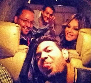 Foto Selfie Jenni Rivera sebelum lepas landas