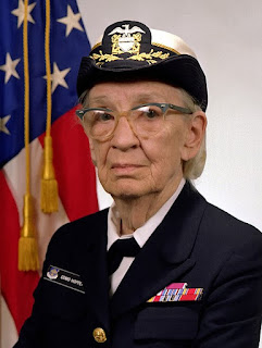 Grace Hopper, U.S. Navy Rear Admiral.