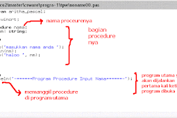 Procedure dan Fungsi pada Pascal