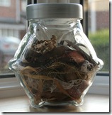 Gold Ribbon Jar
