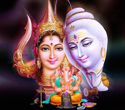 Bhaja Gaureesam Shiva and Goddess Gauri