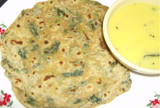 methi paratha