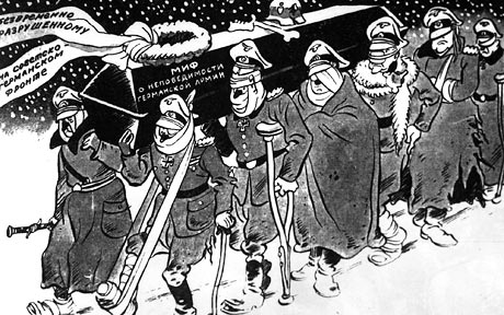 ww2 Russian Cartoonist BORIS YEFIMOV battle moscow 1941
