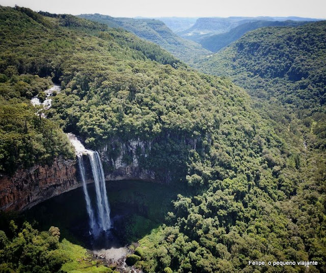 Cascata do Caracol no Parque Estadual do Caracol em Canela