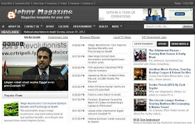 Template Magazine Blogspot 2012