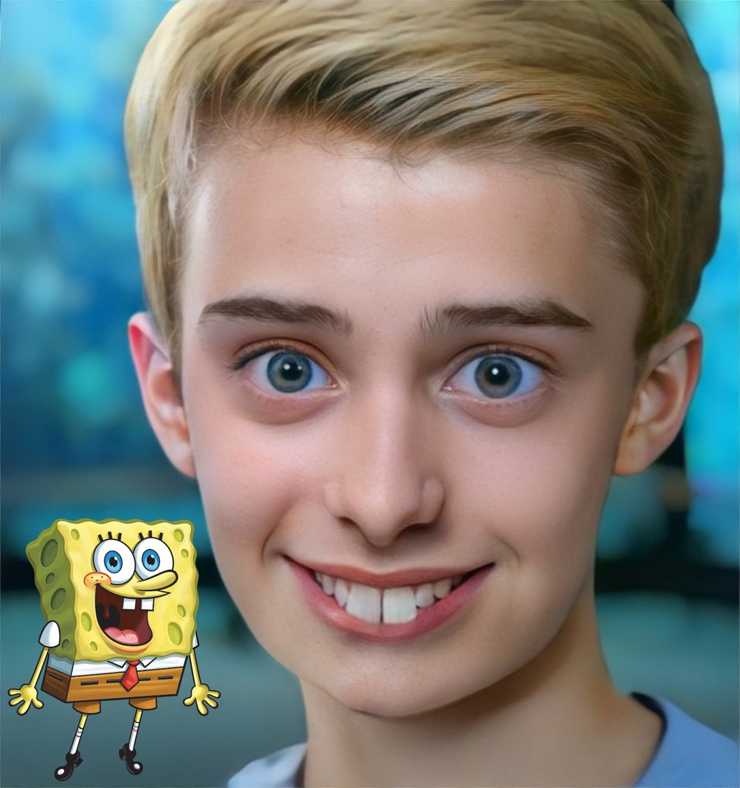 what would spongebob look like in real life