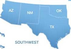 General Dentist Pay in the Southwestern U.S.