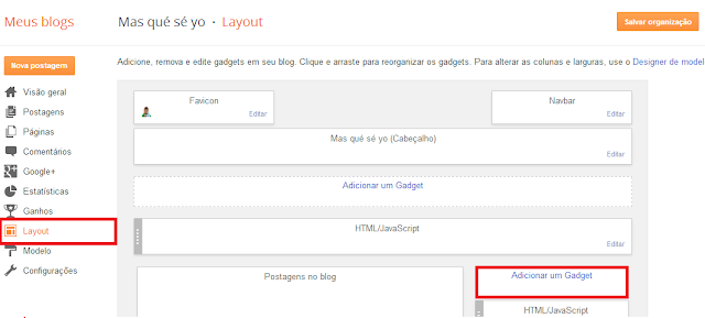 Como colocar botão para seguir em cima do Gadget Google Friend Connect