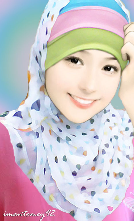 Wallpaper Kartun Muslimah