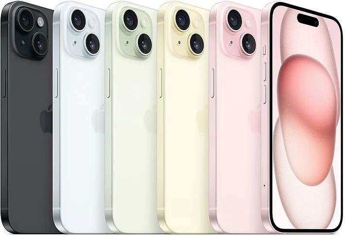 Apple iPhone 15 Plus colours (International model)