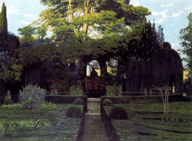 Atardecer en el Jardín,   Santiago Rusiñol y Prats, Pintor español, Jardines y Parques, Pintores Catalanes, Pintura española, Jardines de Aranjuez, Jardines de españa, Paisajes de Santiago Rusiñol, Jardins d'espanya, Santiago Rusiñol i Prats, Paisajistas españoles, Paisajes de Santiago Rusiñol, Pintor español, Pintores Catalanes, Santiago Rusiñol, Santiago Rusiñol i Prats, Pintores de Barcelona, Pintor Santiago Rusiñol