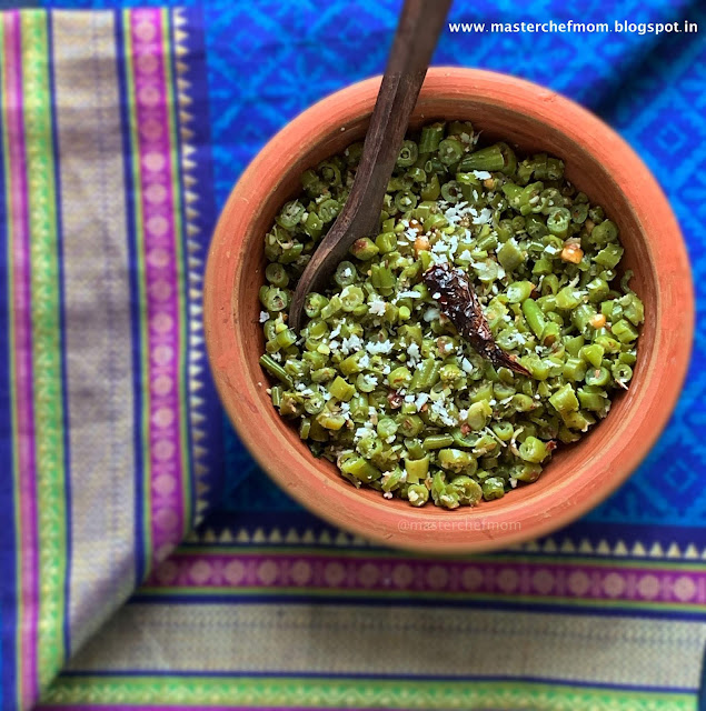 Poondu Beans Kari | Poondu Beans Poriyal Recipe