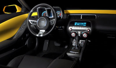 2013  Chevy Camaro Amarelo Interior