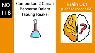 Kunci Jawaban Brain Out Level 118: Campurkan 2 Cairan Berwarna Dalam Tabung Reaksi