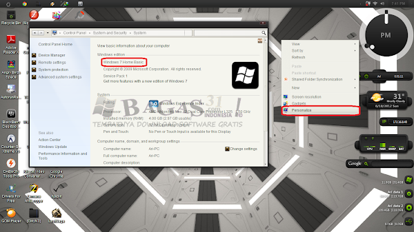 Cara Mengaktifkan Personalization Pada Windows 7