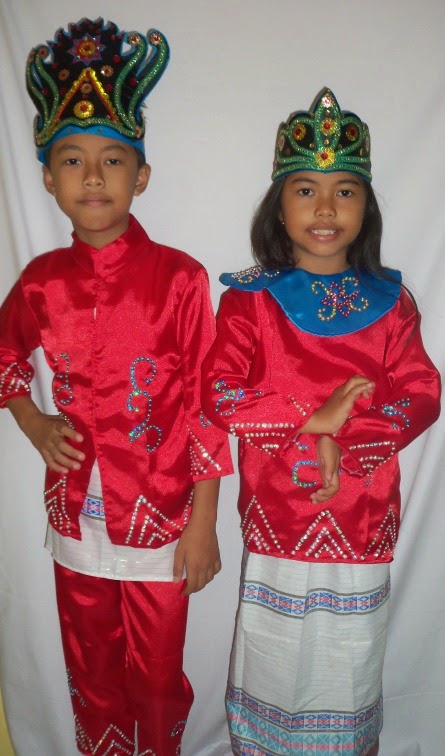 BA 035 Baju Adat  Sumatera  Selatan  Pakaian  Adat  Anak