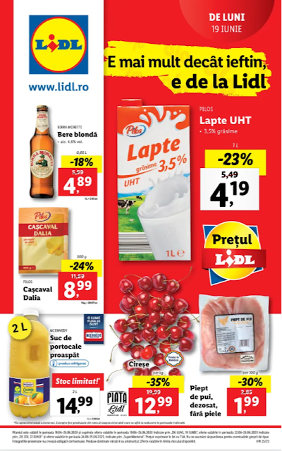 LIDL Catalog - Brosura 19-25.06 2023→  Food News in American Style | Super Weekend