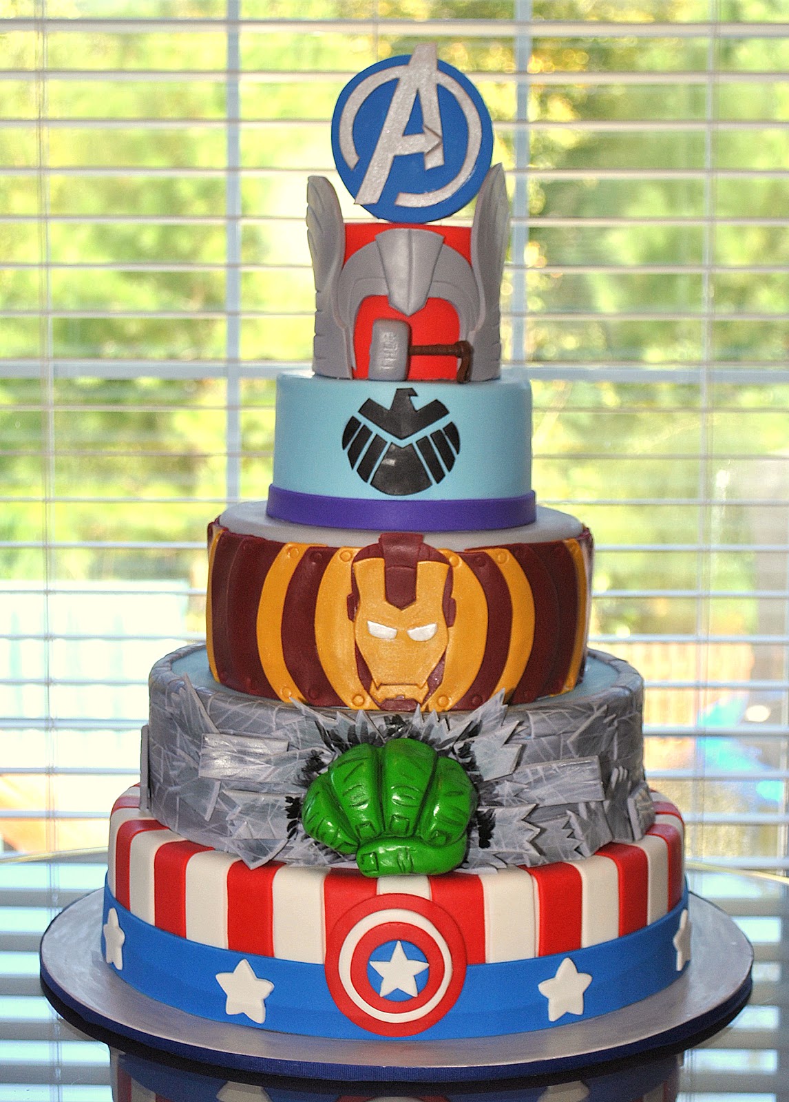 Hope's Sweet Cakes: Avengers Cake and Party