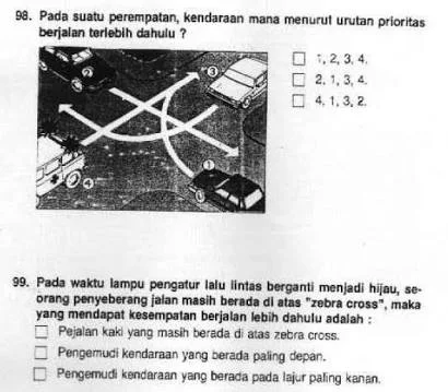 Kisi Kisi Kunci Jawaban Tes Tulis SIM C Part 1 pengalaman cara membuat Surat izin mengemudi motor Murni soal pilihan ganda muncul jumlah syarat lulus lolos seleksi