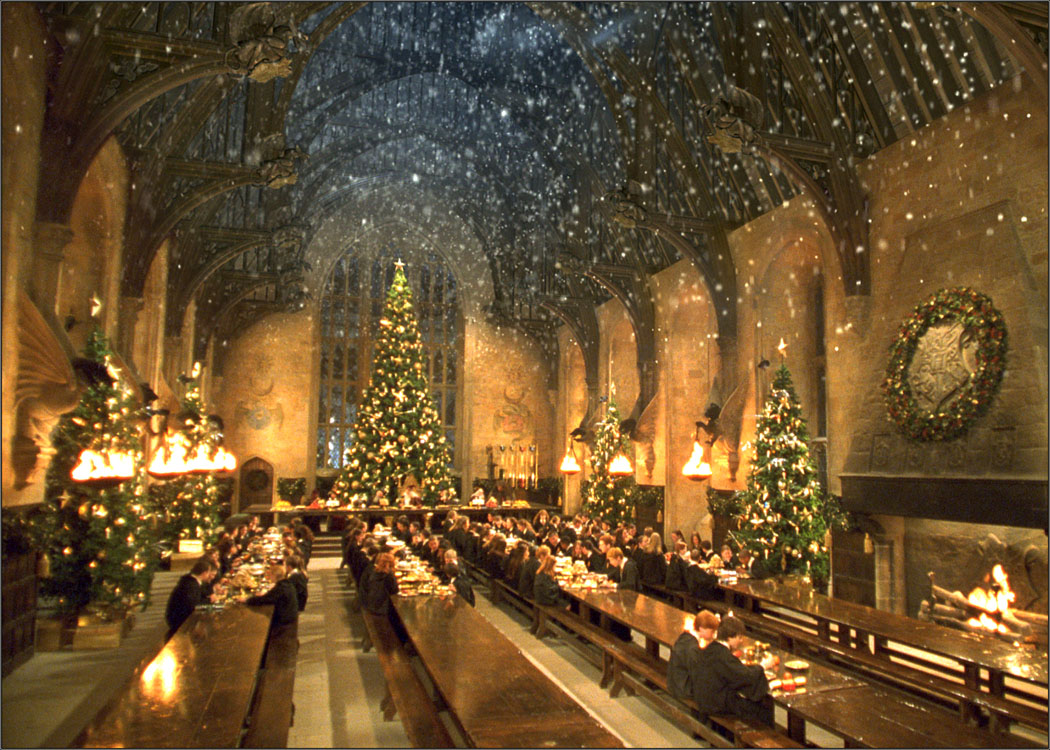 Hogwarts Great Hall at Christmas