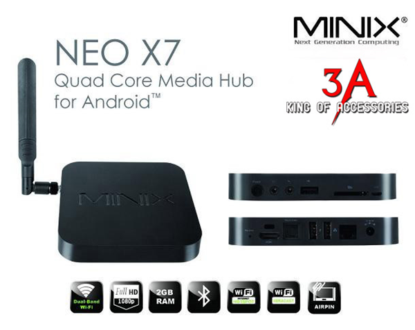chơi game với android tv box minix neo x7