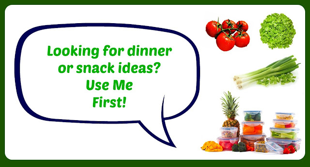 It's World Food Day! How to create a "use me first" basket to avoid waste and save money too (includes free printables.)