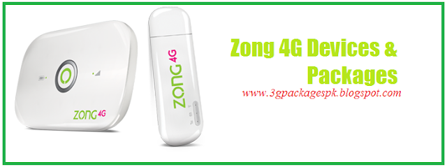 ZONG 4G DEVICES