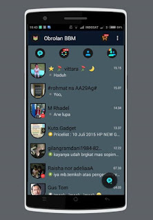 BBM Tema Flath Light Versi 2.9.0.45 Apk + Animation