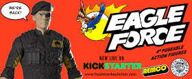 The Eagle Force Action Figure Toy Line Kickstarter Campaign by Fresh Monkey Fiction x REMCO