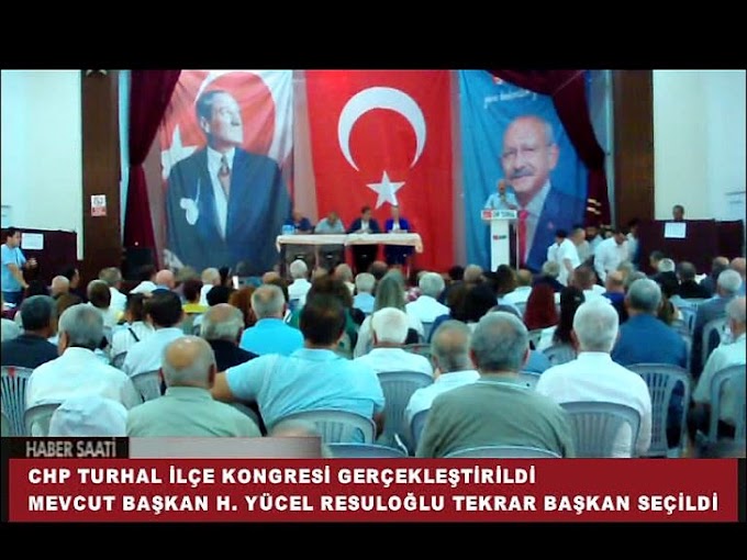 CHP'de Başkan H.Yücel Resuloğlu Güven Tazeledi