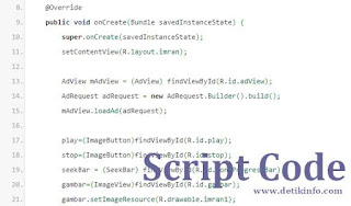 script code aplikasi android