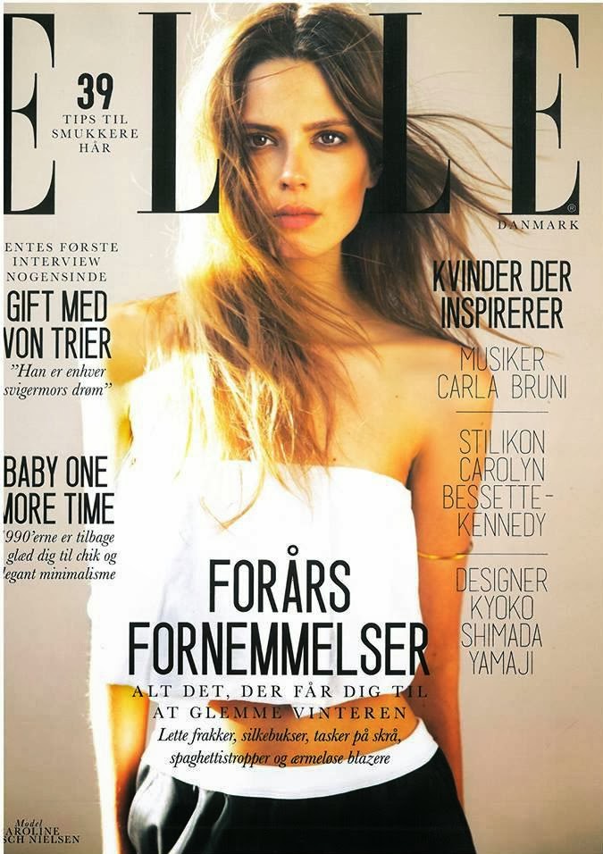 Magazine Photoshoot : Caroline Brasch Nielsen Photoshot For Elle Magazine Denmark February 2014 Issue 