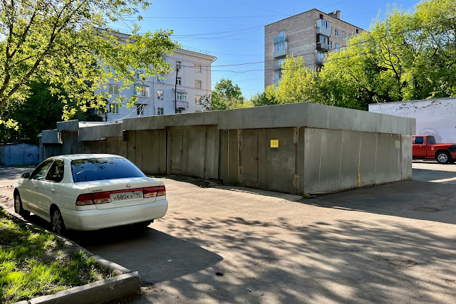 Башиловская улица, дворы, гаражи
