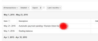 Penyebab Automatic Payment Pending di dasboard Adsense