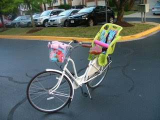 custom child's bicycle seat