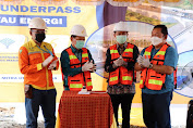 Bupati Tapin Lakukan Peletakan Batu Pertama Pembangunan Underpass Bitahan Baru