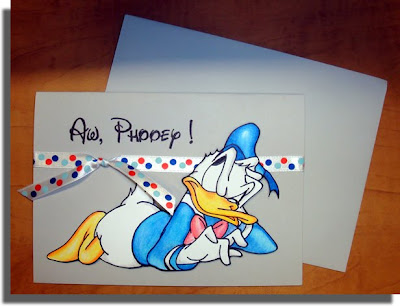 Donald Duck Birthday card