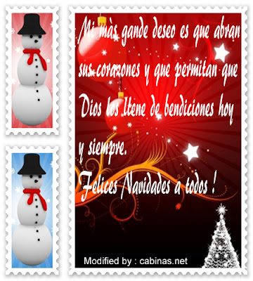 Cariñosos mensajes de navidad