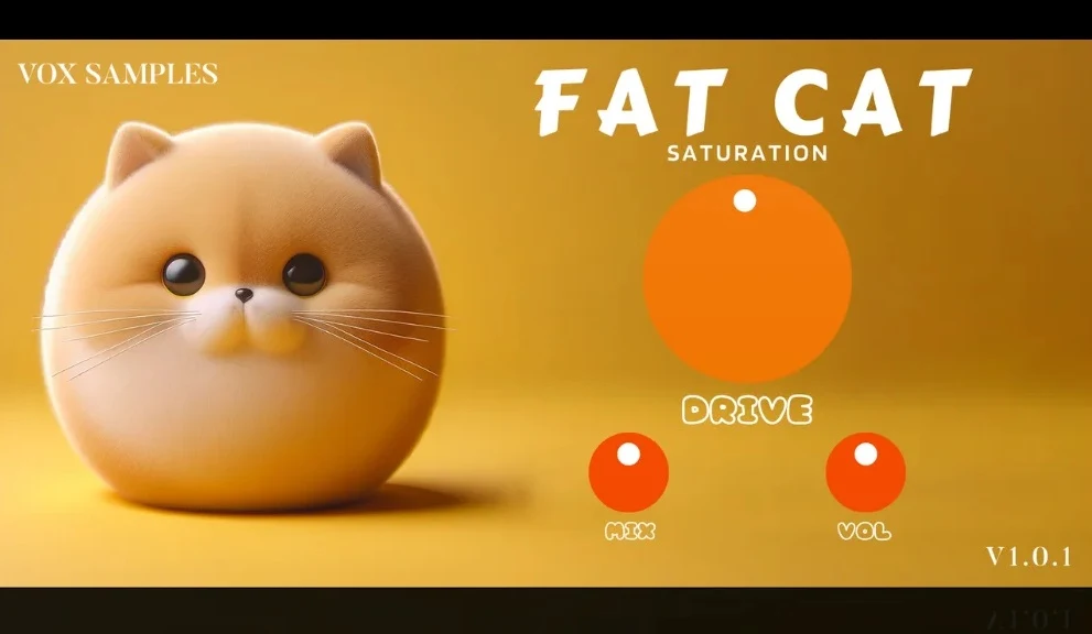 Fat Cat Vocal Saturation Free Plugin voxsamples download