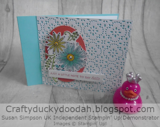 Craftyduckydoodah!, A Little Lace, Susan Simpson UK Independent Stampin' Up! Demonstrator, #tgifc262, Supplies available 24/7 from my online store, 