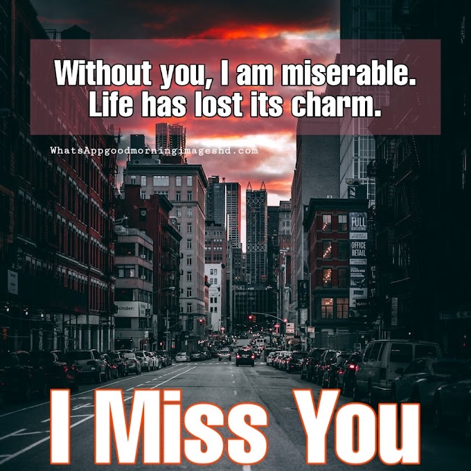  123+ Latest I Miss You Quotes Images For Her And Him In HD